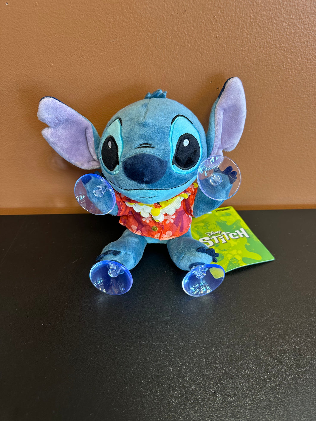 KIDROBOT DISNEY STITCH HAWAIIAN SHIRT SUCTION CUP WINDOW CLING PLUSH