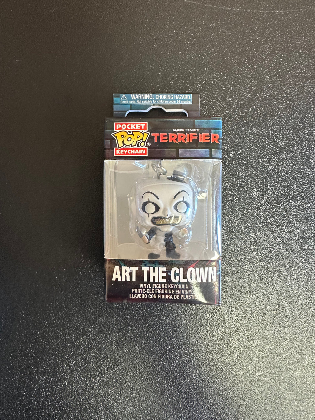 FUNKO POP POCKET KEYCHAIN TERRIFIER ART THE CLOWN