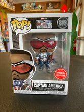 Load image into Gallery viewer, FUNKO POP Marvel Studios The Falcon and the Winter Soldier Captain America 819 GameStop Exclusive
