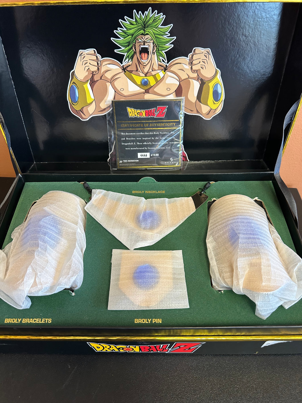 Dragonball Z GameStop Salesone Broly Jewelry Set