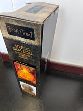Load image into Gallery viewer, Spirit Trick ‘r Treat Sitting Sam Doll &amp; Pumpkin with Box
