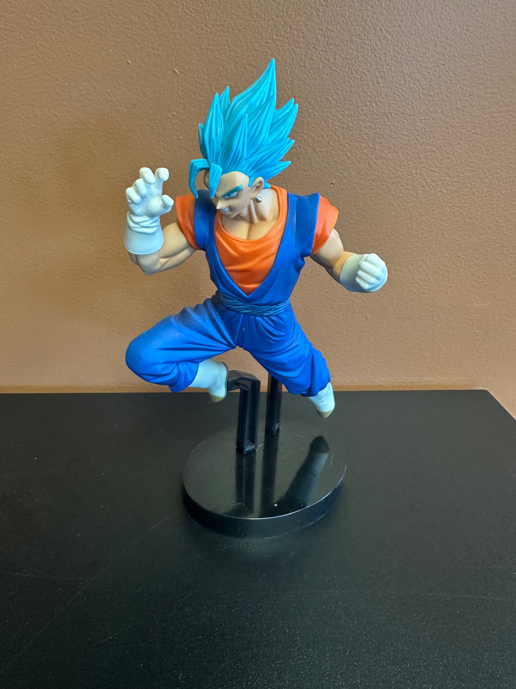 Dragonball Battle Vegito SS Blue Figure Preowned Approx. 9.5” Tall