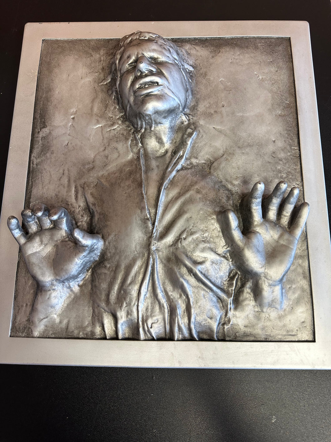 Regal Robot Scaled Han Solo™ in Carbonite Plaque Wall Decor Preowned