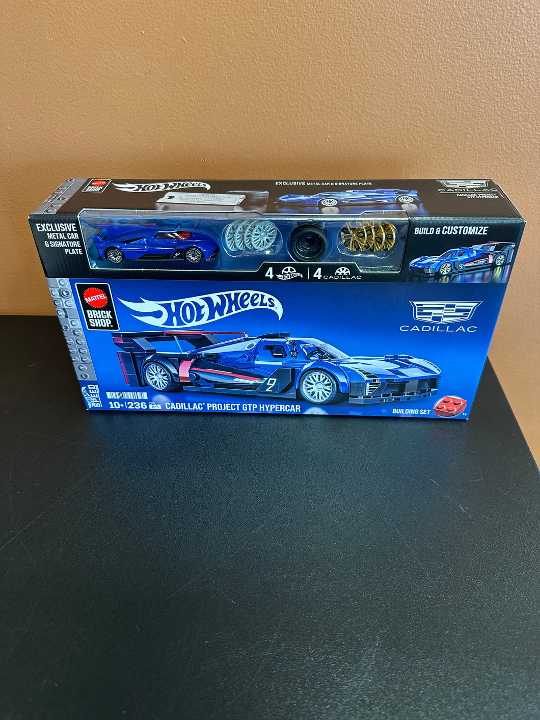 Hot Wheels Brick Shop Cadillac Project GTP Hypercar Building Set