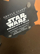 Load image into Gallery viewer, Gentle Giant Star Wars Animated Emperor Palpatine Statue BROKEN FINGER PREOWNED
