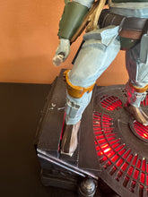 Load image into Gallery viewer, Disney Store Star Wars Light Up Boba Fett Statue Works Broken Preowned
