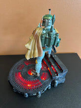 Load image into Gallery viewer, Disney Store Star Wars Light Up Boba Fett Statue Works Broken Preowned

