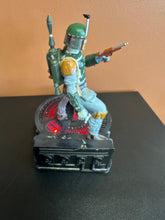 Load image into Gallery viewer, Disney Store Star Wars Light Up Boba Fett Statue Works Broken Preowned
