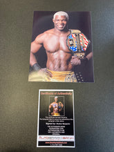 Load image into Gallery viewer, WWE Shelton Benjamin AUTOGRAPHED Picture With COA
