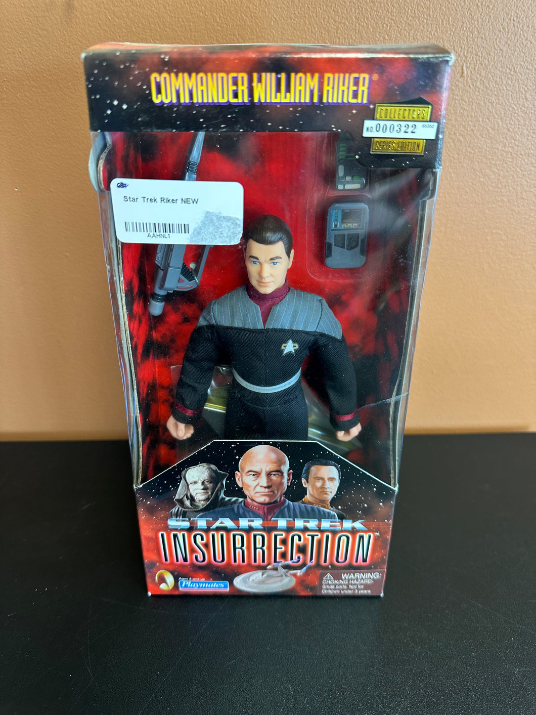 Playmates Collector Series Star Trek Insurrection Riker Figure