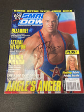 Load image into Gallery viewer, WWE Smackdown Magazine Kurt Angle AUTOGRAPHED No COA
