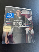 Load image into Gallery viewer, Tom Cruise Top Gun Steelbook [4K UHD + Blu-ray Disc + Digital] 40th Anniversary
