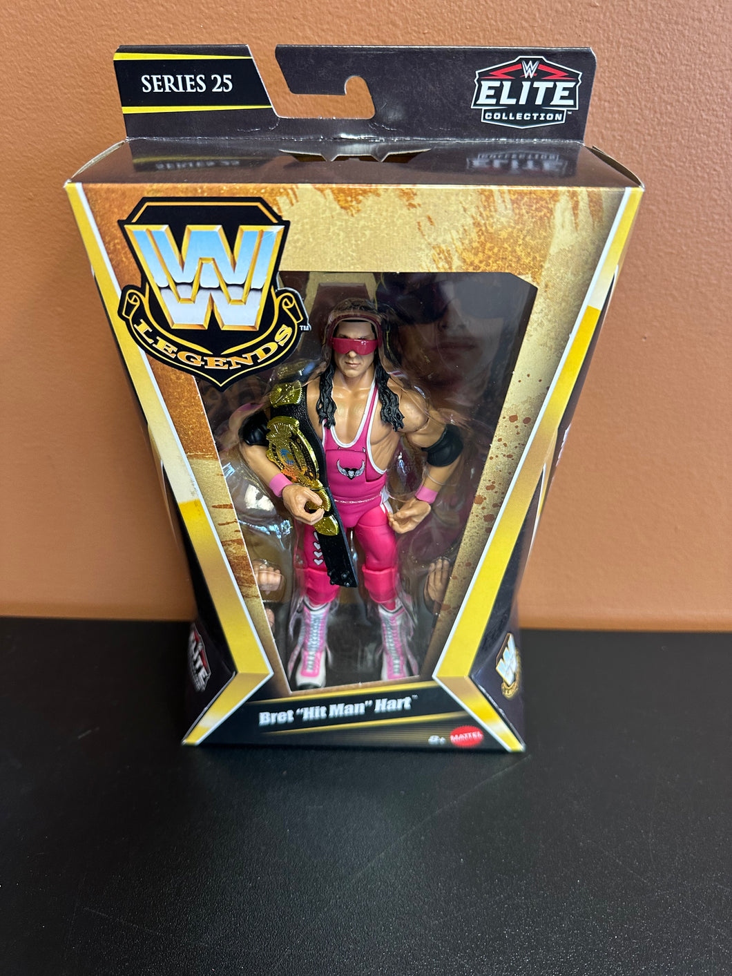 Mattel WWE Legends Elite Series 25 Bret “Hit Man” Hart Action Figure