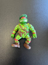 Load image into Gallery viewer, Playmates 1991 TMNT Green Beret Raphael Figure
