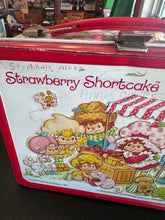 Load image into Gallery viewer, Strawberry Shortcake 1981 Tin Lunchbox No Thermos Preowned Writing
