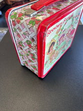 Load image into Gallery viewer, Strawberry Shortcake 1981 Tin Lunchbox No Thermos Preowned Writing
