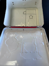 Load image into Gallery viewer, Strawberry Shortcake 1981 Tin Lunchbox No Thermos Preowned Writing
