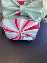 Load image into Gallery viewer, Loungefly Disney Minnie Mouse Peppermint Print Crossbody Mini Bag Preowned
