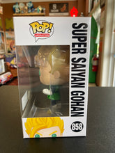 Load image into Gallery viewer, FUNKO POP DragonBall Z Super Saiyan Gohan 858 Glows In The Dark Entertainment Earth Exclusive
