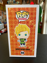 Load image into Gallery viewer, FUNKO POP DragonBall Z Super Saiyan Gohan 858 Glows In The Dark Entertainment Earth Exclusive
