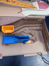 Load image into Gallery viewer, Mattel Hot Wheels Construction Site Fold Up Playset Preowned
