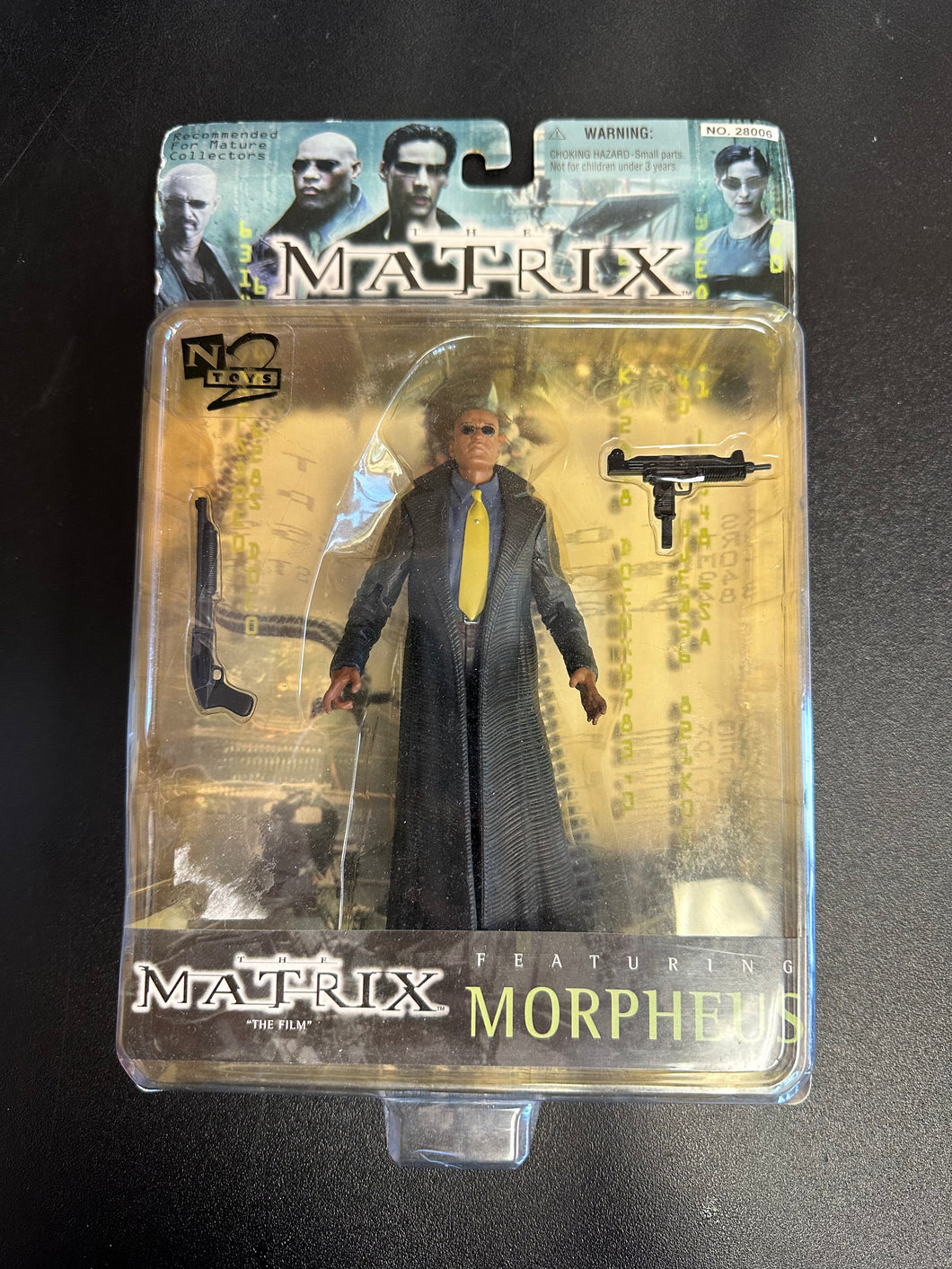 THE MATRIX THE FILM MORPHEUS FIGURE IN PACKAGING