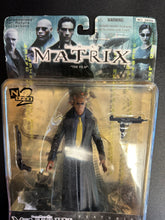 Load image into Gallery viewer, THE MATRIX THE FILM MORPHEUS FIGURE IN PACKAGING
