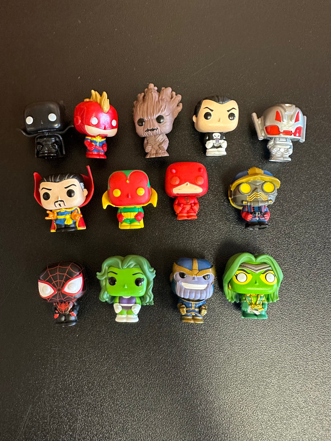 Funko Marvel Pocket Pop Lot of 13 Mini Figures Preowned