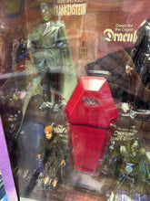 Load image into Gallery viewer, NECA REEL TOYS CRYPT CLUB UNIVERSAL MONSTERS ACTION FIGURES &amp; DRACULA’S COFFIN
