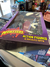 Load image into Gallery viewer, NECA REEL TOYS CRYPT CLUB UNIVERSAL MONSTERS ACTION FIGURES &amp; DRACULA’S COFFIN
