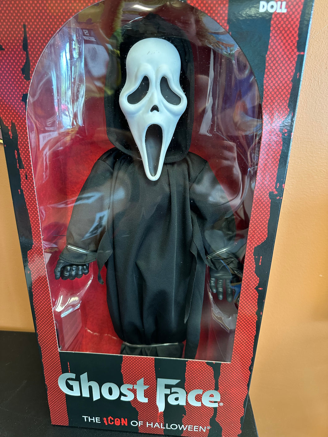 MEZCO TOYZ ROTO PLUSH DOLL GHOST FACE 18”
