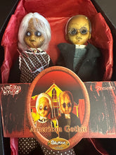 Load image into Gallery viewer, LIVING DEAD DOLLS LDD SPENCERS AMERICAN GOTHIC 2 PACK PREOWNED
