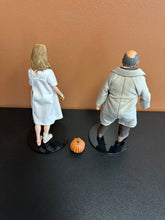 Load image into Gallery viewer, NECA Halloween II Dr. Loomis &amp; Laurie Strode Clothed Figures Preowned
