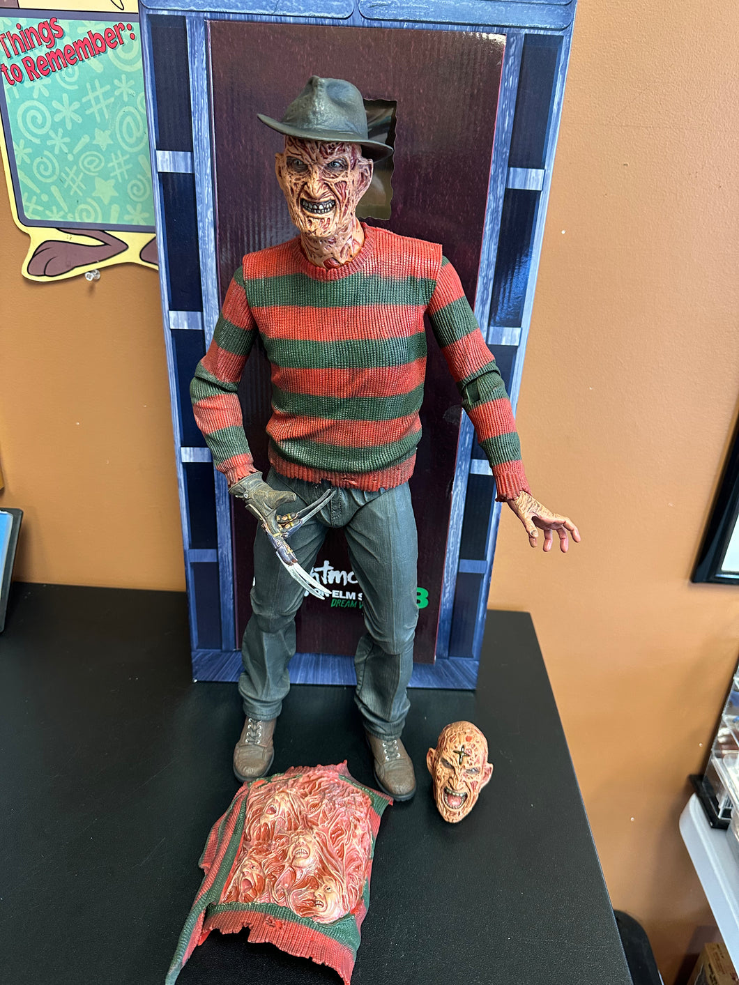 NECA A Nightmare on Elm Street 3 Dream Warriors 1/4 Scale 18” Figure Preowned