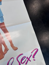Load image into Gallery viewer, Casual Sex? 1988 Folded One Sided On Videocassette Poster

