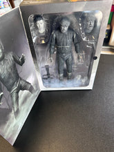 Load image into Gallery viewer, NECA THE WOLFMAN  ULTIMATE BLACK &amp; WHITE 7” BOXED ACTION FIGURE BOX DMG
