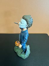Load image into Gallery viewer, NECA HEAD KNOCKERS HALLOWEEN MICHAEL MYERS WITH TOMBSTONE BOBBLEHEAD PREOWNED
