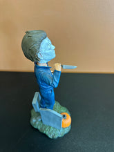 Load image into Gallery viewer, NECA HEAD KNOCKERS HALLOWEEN MICHAEL MYERS WITH TOMBSTONE BOBBLEHEAD PREOWNED
