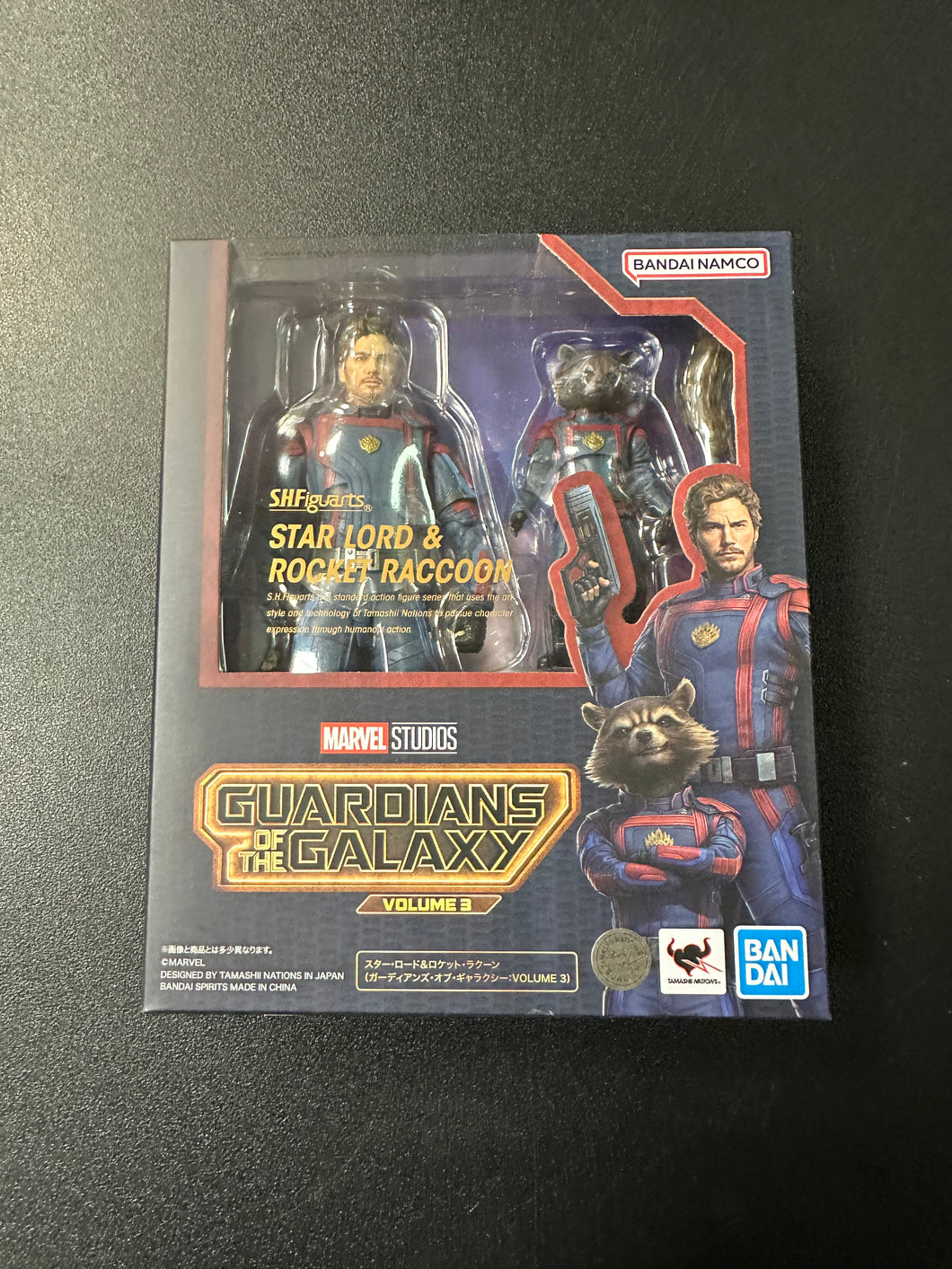 S.H.Figuarts Figures - Marvel - Guardians Of The Galaxy: Volume 3 - Star Lord & Rocket Raccoon