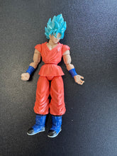 Load image into Gallery viewer, Bandai Dragonball Super Dragon Stars SS Blue Goku 7” Figure Only Missing Belt
