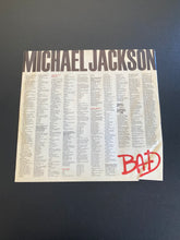 Load image into Gallery viewer, MICHAEL JACKSON BAD Album Vinyl Record
