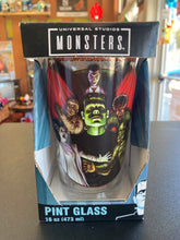 Load image into Gallery viewer, UNIVERSAL STUDIOS MONSTERS Pint Glass
