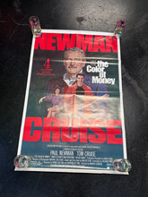 Load image into Gallery viewer, Newman and Cruise THE COLOR OF MONEY Promotional Movie Poster
