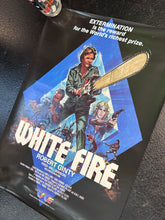 Load image into Gallery viewer, WHITE FIRE Robert Ginty Promotional Movie Poster
