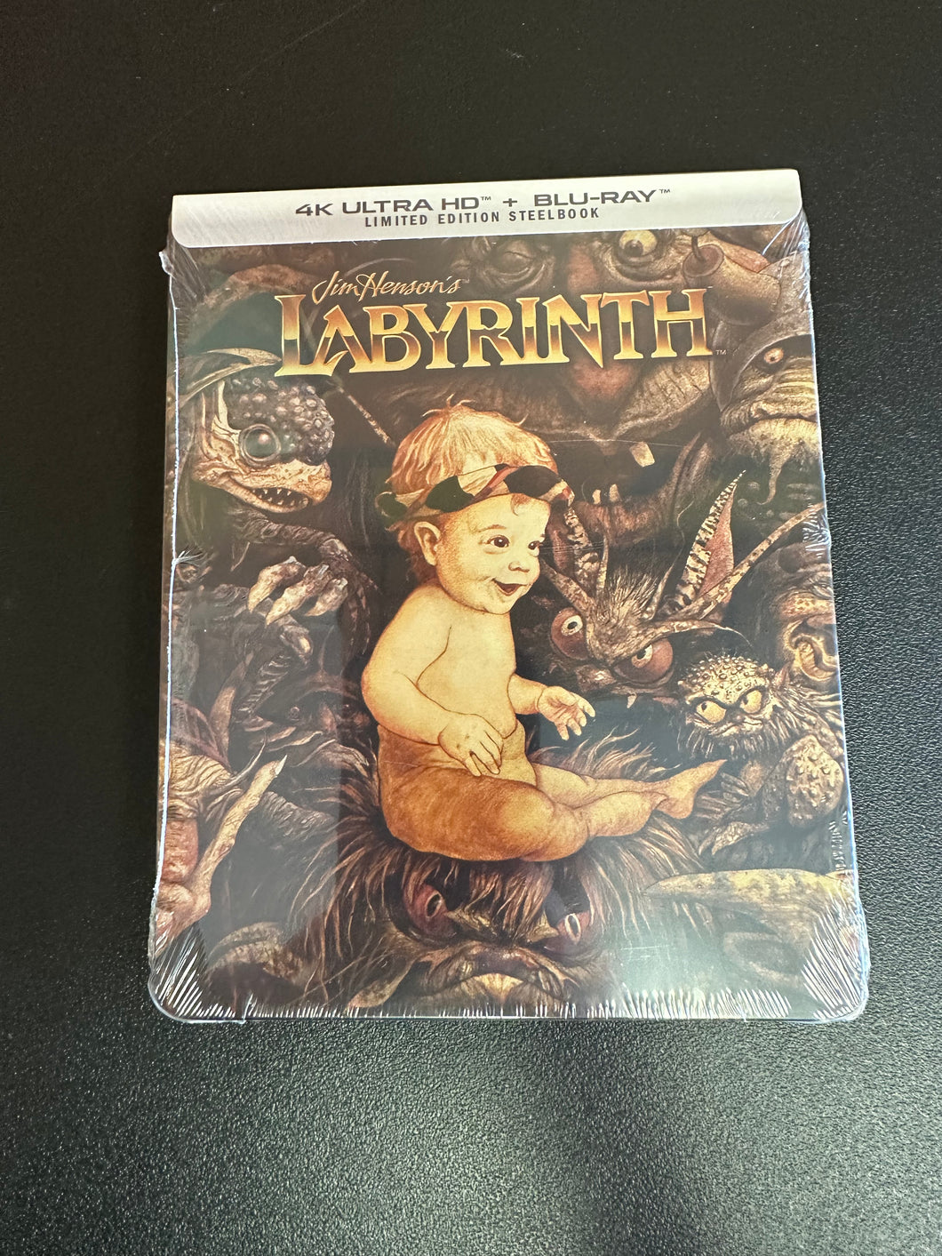 Jim Henson’s Labyrinth 4K Ultra HD + Blu-Ray Limited Edition Steelbook New Sealed