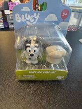 Load image into Gallery viewer, Moose Bluey Muffin &amp; Chef Hat Mini Figure
