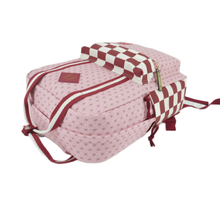 Load image into Gallery viewer, Demon Slayer Logo Cotton Canvas Women's Pink Mini Backpack
