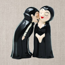 Load image into Gallery viewer, Love at First Bite Halloween Salt &amp; Pepper Shaker Set
