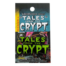 Load image into Gallery viewer, Tales From The Crypt Logo Glow Enamel Pin Badge
