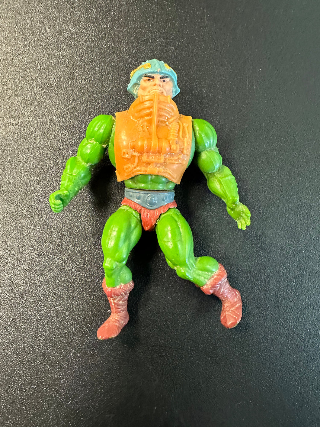 Masters of the Universe MOTU Man-at-Arms 1981 Loose Soft Head Figure